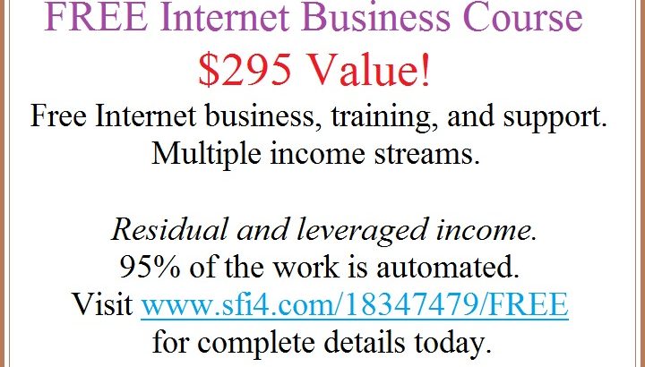 FREE Internet Business Course