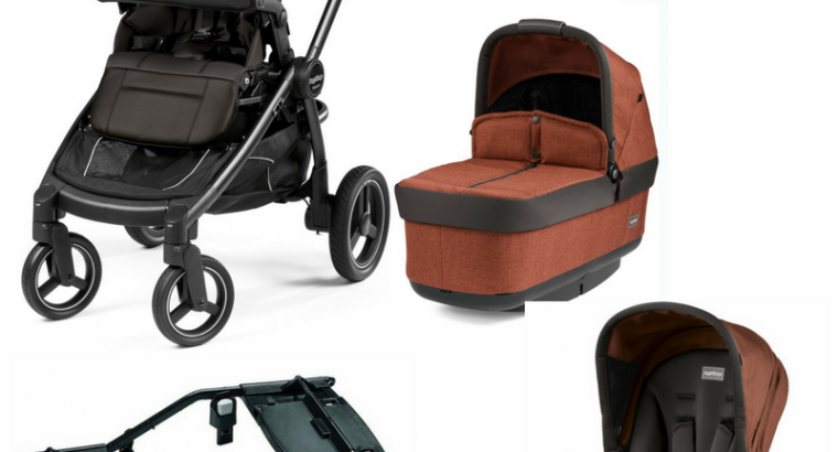 Peg-Perego Team Double Stroller With Team Adapter