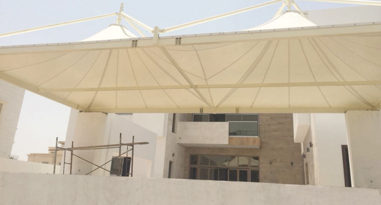 Car Park shades and Tensile Fabric shade structures | Manufacturing | Supply | Installation | Export | Al Fares International Tents