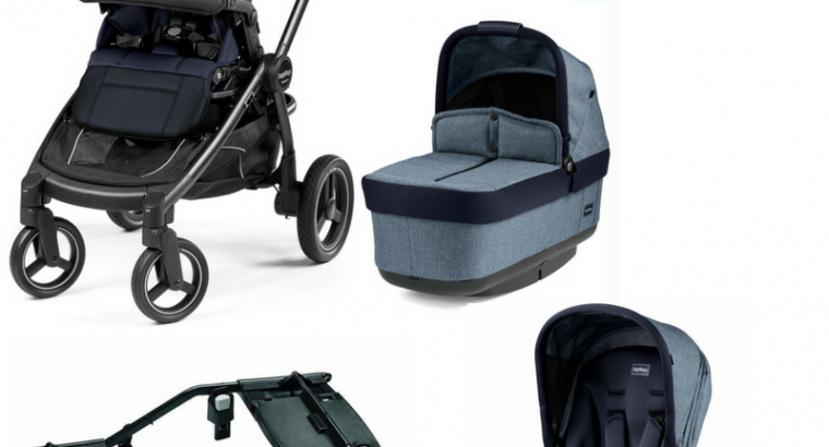 Peg-Perego Team Double Stroller With Team Adapter