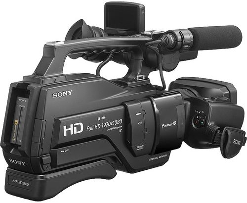 The HXR-MC2500 Shoulder Mount AVCHD Camcorder from Sony