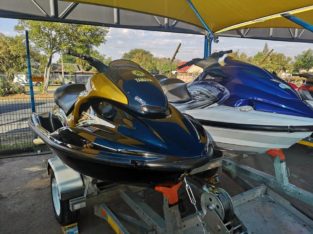 Combo Deal GP1300R & XLT1200 3 Seater Waverunner on double galvanized trailer