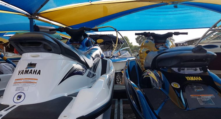 Combo Deal GP1300R & XLT1200 3 Seater Waverunner on double galvanized trailer