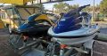 Combo Deal GP1300R & XLT1200 3 Seater Waverunner on double galvanized trailer