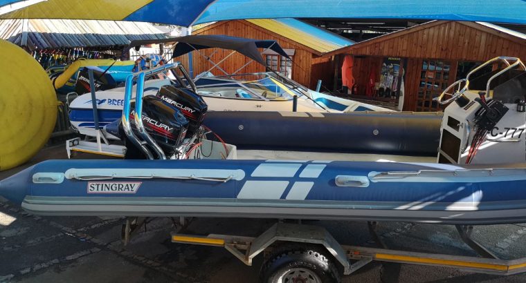 Stingray 6.5M, 2x60Hp Big foot Mercury