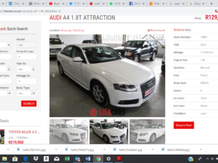 2012 AUDI A4 1.8T ATTRACTION