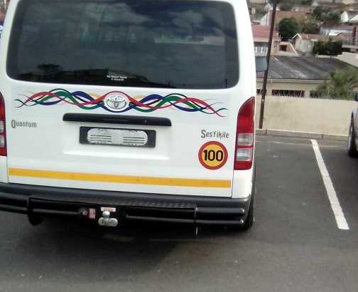 we are selling Toyota quantum is very clean. contact dis No: 0639511897 for more information.