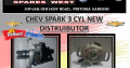 CHEV SPARK 3 CYL NEW DISTRIBUTOR FOR SALE