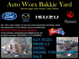 4JJ1 ISUZU KB300 2.5 DIESEL ENGINE FOR SALE