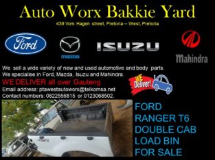 FORD RANGER T6 DOUBLE CAB LOAD BIN FOR SALE