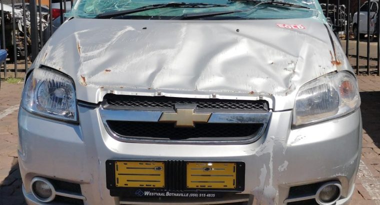 CHEV AVEO 1.6 LS 2016 SILVER CAR PARTS AND ENGINE FOR SALE