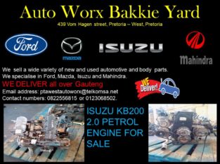 ISUZU KB200 2.0 PETROL ENGINE FOR SALE