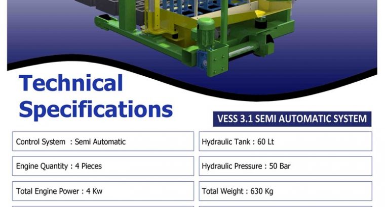 Manual Block Molding Machine For Sale Made in Turkey