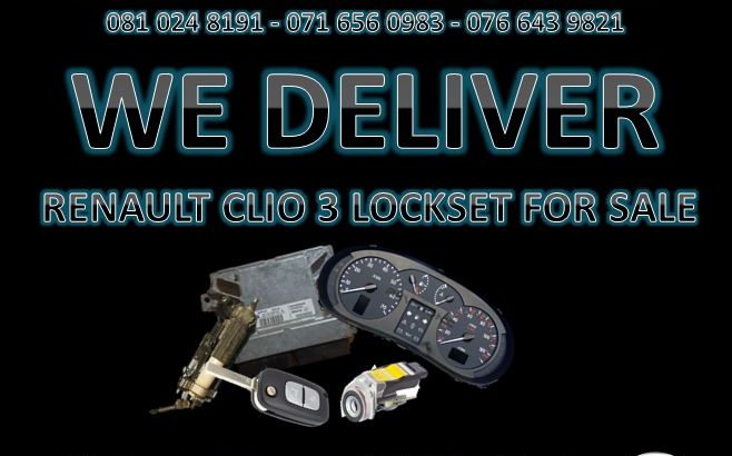Renault Clio 3 Lock set for sale