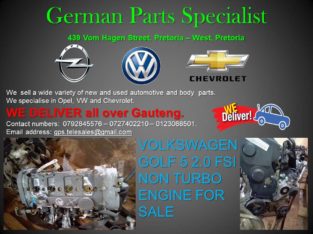 VOLKSWAGEN GOLF 5 2.0 FSI NON TURBO ENGINE FOR SALE