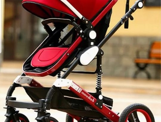 Fashionable shocking proof luxury baby stroller 3 in 1 reversible