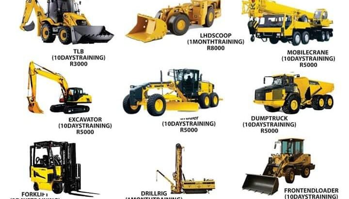 Earth Moving machinery school 777 dump truck Excavator Grader TLB Front end loader training Boilermaker course 0733146833