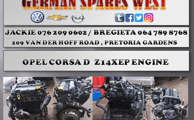 OPEL CORSA D Z14XEP ENGINE FOR SALE