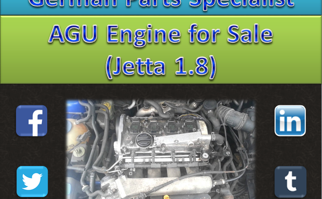 AGU Engine for Sale (Jetta 1.8)
