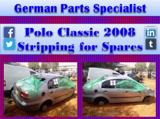 POLO CLASSIC 2008 STRIPPING FOR SPARES