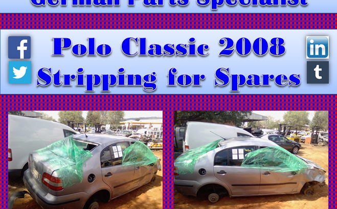 POLO CLASSIC 2008 STRIPPING FOR SPARES