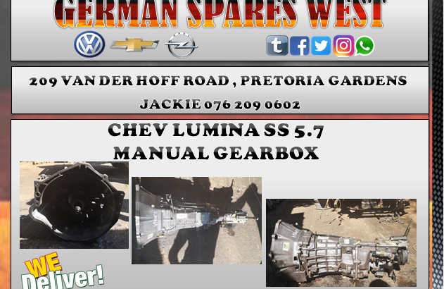 CHEV LUMINA SS 5.7 USED MANUAL GEARBOX FOR SALE