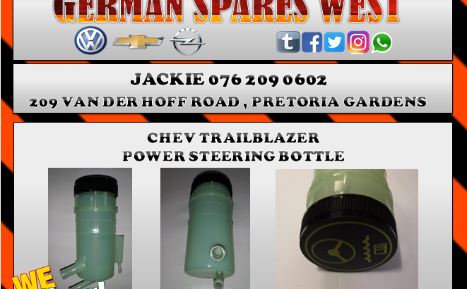 CHEV TRAILBLAZER NEW POWER STEERING BOTTLE FOR SAL