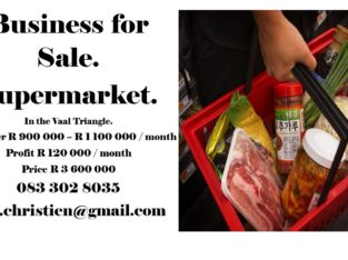 SUPERMARKET FOR SALE IN VAAL TRIANGLE.