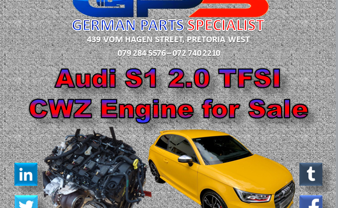 Audi S1 2.0 TFSI CWZ Engine for Sale