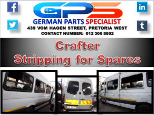 VW Crafter Stripping for Spares