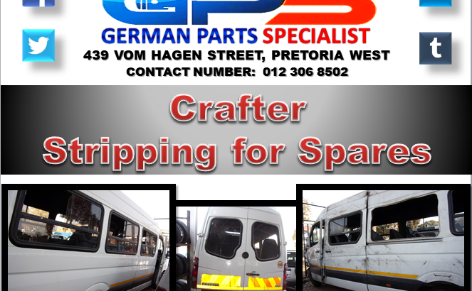 VW Crafter Stripping for Spares