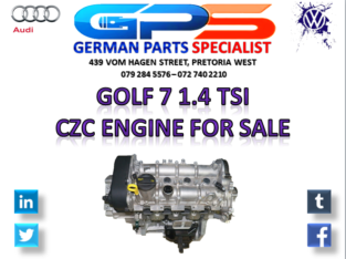 VW Golf 7 1.4 TSI CZC Engine for Sale