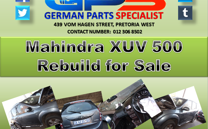 Mahindra XUV 500 Rebuild for Sale