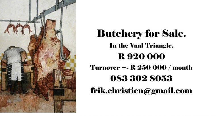 BUTCHERY FOR SALE in Vaal Triangle