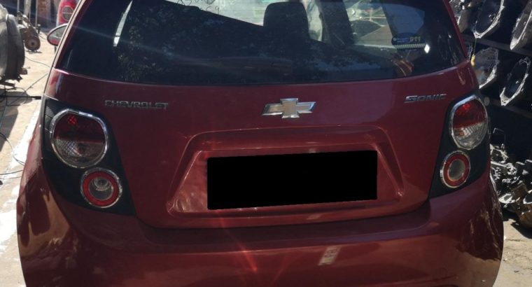 CHEV SONIC 1.6LS 2012 STRIPPING FOR SPARES