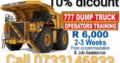 777 dump truck training excavator TLB grader schoo