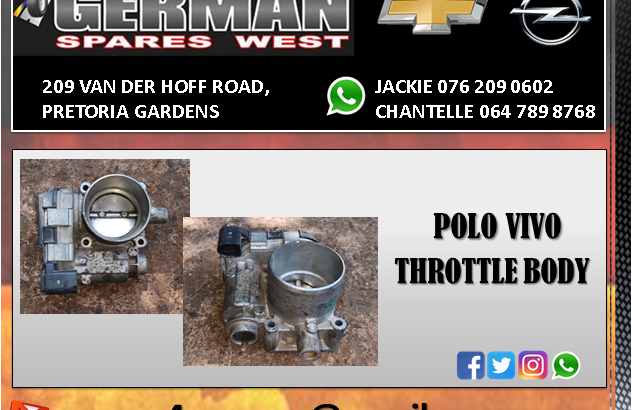 POLO VIVO USED THROTTLE BODY FOR SALE