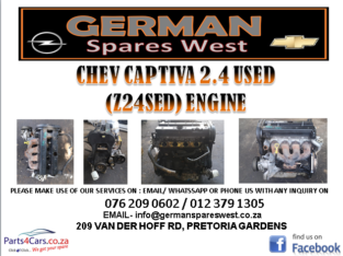 CHEV CAPTIVA 2.4 USED ( Z24SED) ENGINE FOR SALE