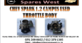 CHEV SPARK 1.2 CAMPUS USED THROTTLE BODY FOR SALE