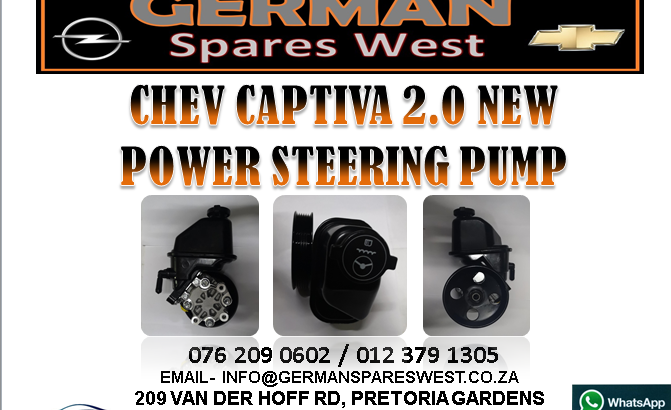 CHEV CAPTIVA 2.4 NEW POWER STEERING PUMP FOR SALE