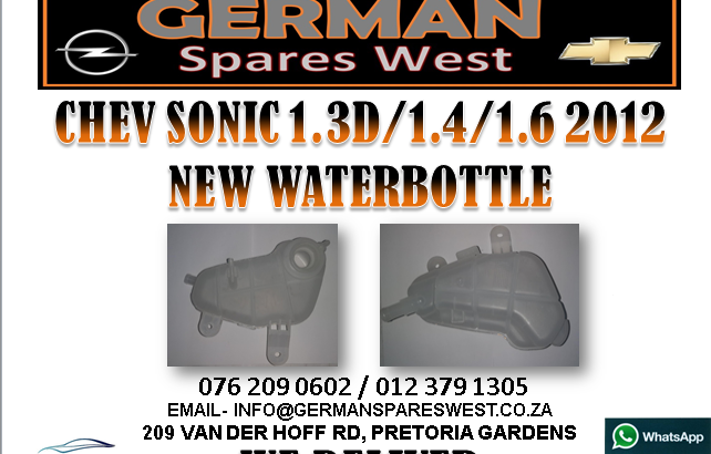 CHEV SONIC 1.3D/1.4/1.6 WATERBOTTLE FOR SALE