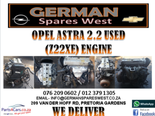 OPEL ASTRA 2.2 USED ( Z22XE) ENGINE FOR SALE