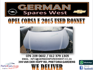 OPEL CORSA E 2015 USED BONNET FOR SALE