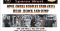 OPEL CORSA ECOFLEX (B11) HEAD, BLOCK AND SUMP FOR