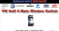 Special on New VW Golf 6 Main Window Switch