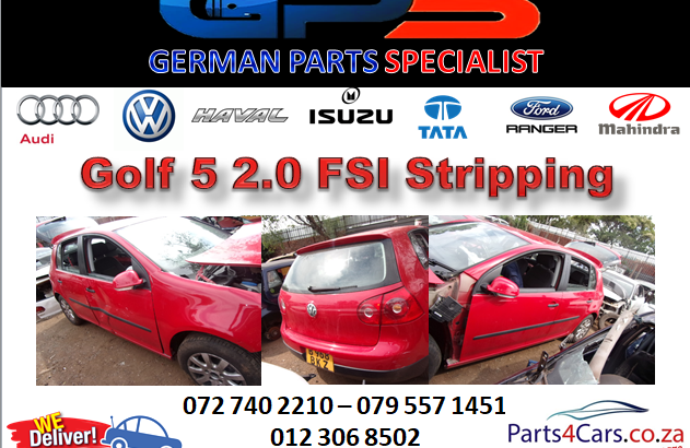 VW Golf 5 2.0 FSI Stripping for Spares