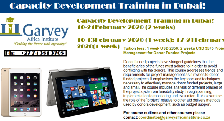 Capacity Development Training in Dubai!