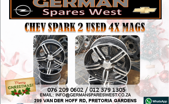 CHEV SPARK 2 USED MAGS FOR SALE Jackie -076 209