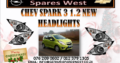CHEV SPARK 3 1.2 NEW HEADLIGHTS FOR SALE