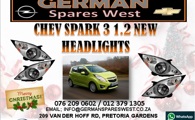 CHEV SPARK 3 1.2 NEW HEADLIGHTS FOR SALE